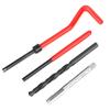 30 Pcs Thread Repair Kit M6x0.75 Stainless Steel Rethreading Tap Set for Female Thread Repairing