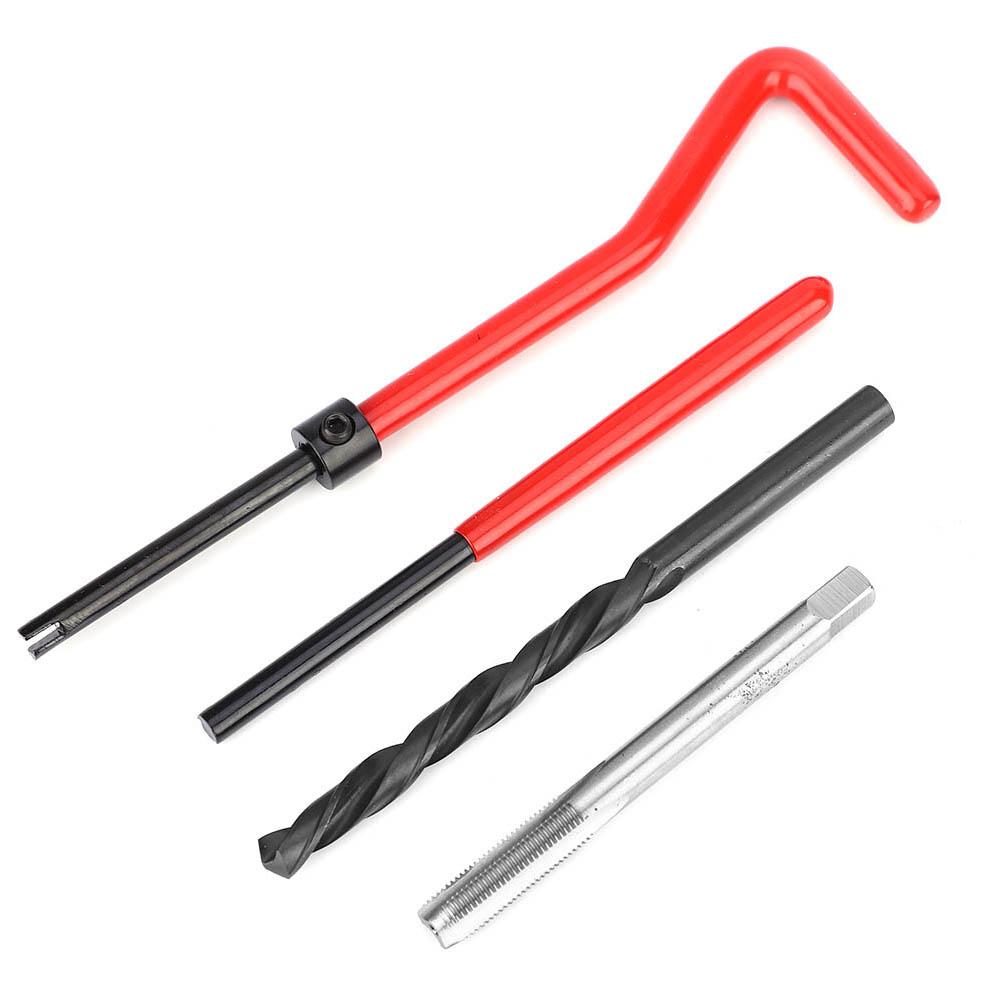 30 Pcs Thread Repair Kit M6x0.75 Stainless Steel Rethreading Tap Set for Female Thread Repairing