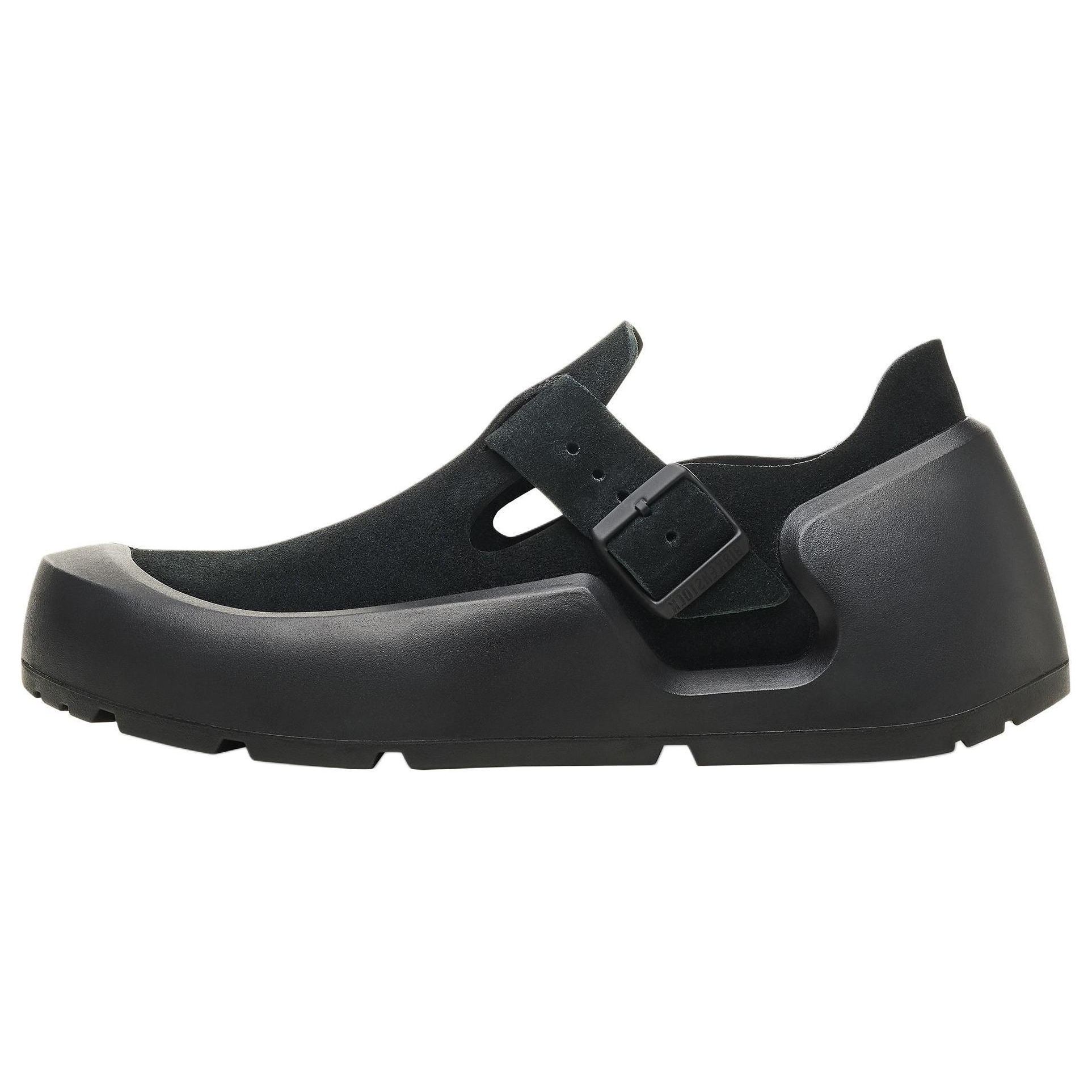 Birkenstock Leather Round Toe Buckle Low