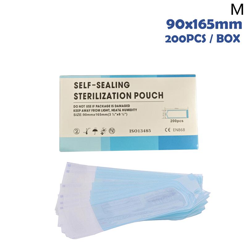 

Набор из 200 одноразовых стерилизационных дезинфекционных пакетов Стерилизатор для маникюрных инструментов Пакеты из полипропилена Аксессуары для дезинфекции ногтевого оборудования