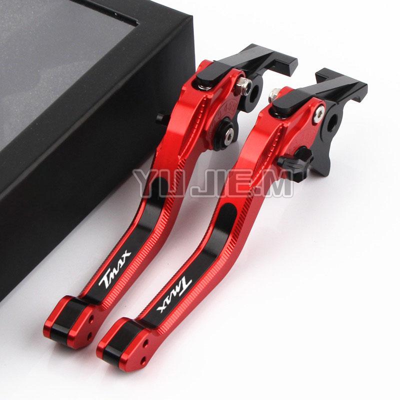 

For Yamaha TMAX560 TMAX530 TMAX500 XP500 XP TMAX 560/530/500 TMAX Tech Max 2008-2024 Motorcycle 3D Rhombus Brake Clutch Lever красный черный