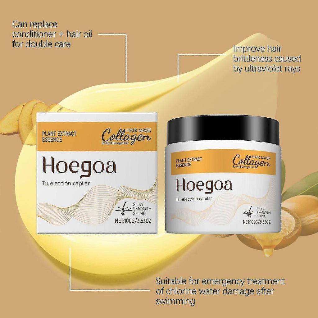 Revitalize Hair with Collagen Mask Moisturizing, Elasticity & Damage Repair