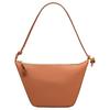 Loewe Hammock Hobo Embossed Letter Puzzle Zipper Closure Leather Hobo Bag Women Hobo Bag Brown A538G13X01-2530