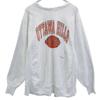 80s Made In USA Tricot Tag Vintage College Long Sleeve Reverse Weave Sweatshirt Trainer Men's Used