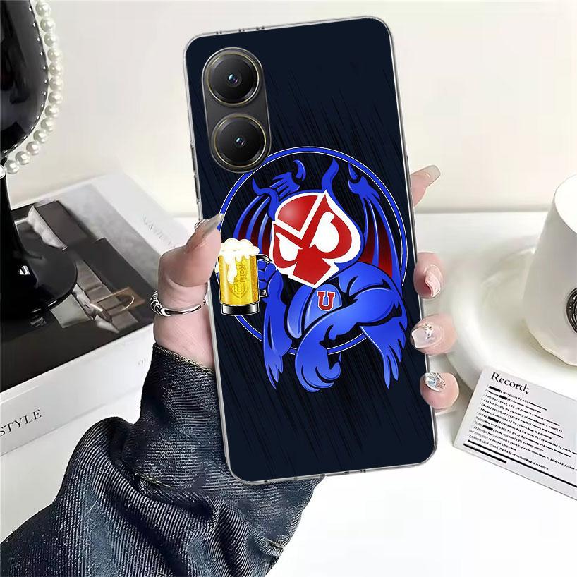 De Chile U-University Logo For Xiaomi Poco X7 X6 X5 F7 Ultra F6 F5 Pro Phone Case X4 Nfc F4 Gt F3 M6 M5S M5 M4 M3 Fundas Cover C