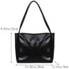 Vintage Women's Bag Large Capacity Leather Tote Handbag Korean Shoulder Bags For Female Daily Commuting