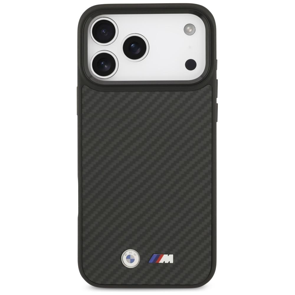 BMW M Kevlar Matt MagSafe Hülle für iPhone 17 Pro Max Schwarz