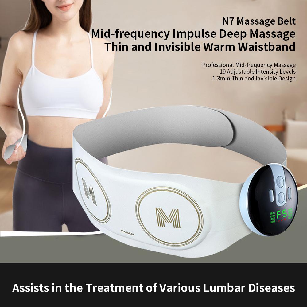 Waist Massager, Electric Waist Heating Belt, Fat-reducing Weight Loss Belt, Waist Massage Support To Relieve Pain