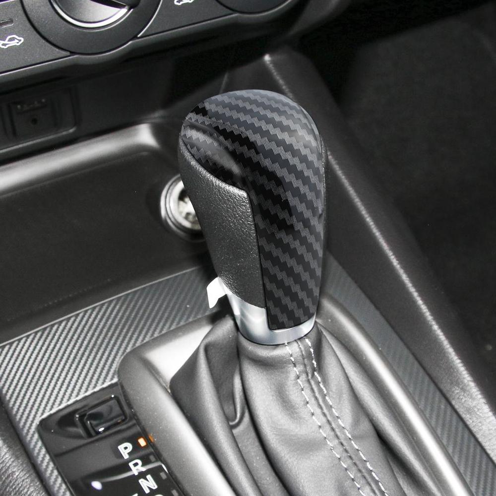 Auto-Getriebekopf-Schaltknauf-Griffabdeckung, Zieraufkleber für Mazda 2 3 6 BM GJ Demio CX3 CX5 CX8 CX9 Axela 2014-2021 2022 Zubehör