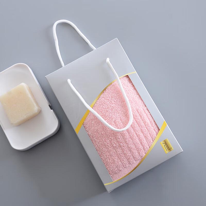 Ally Pink Cotton Towel 5-Piece Set