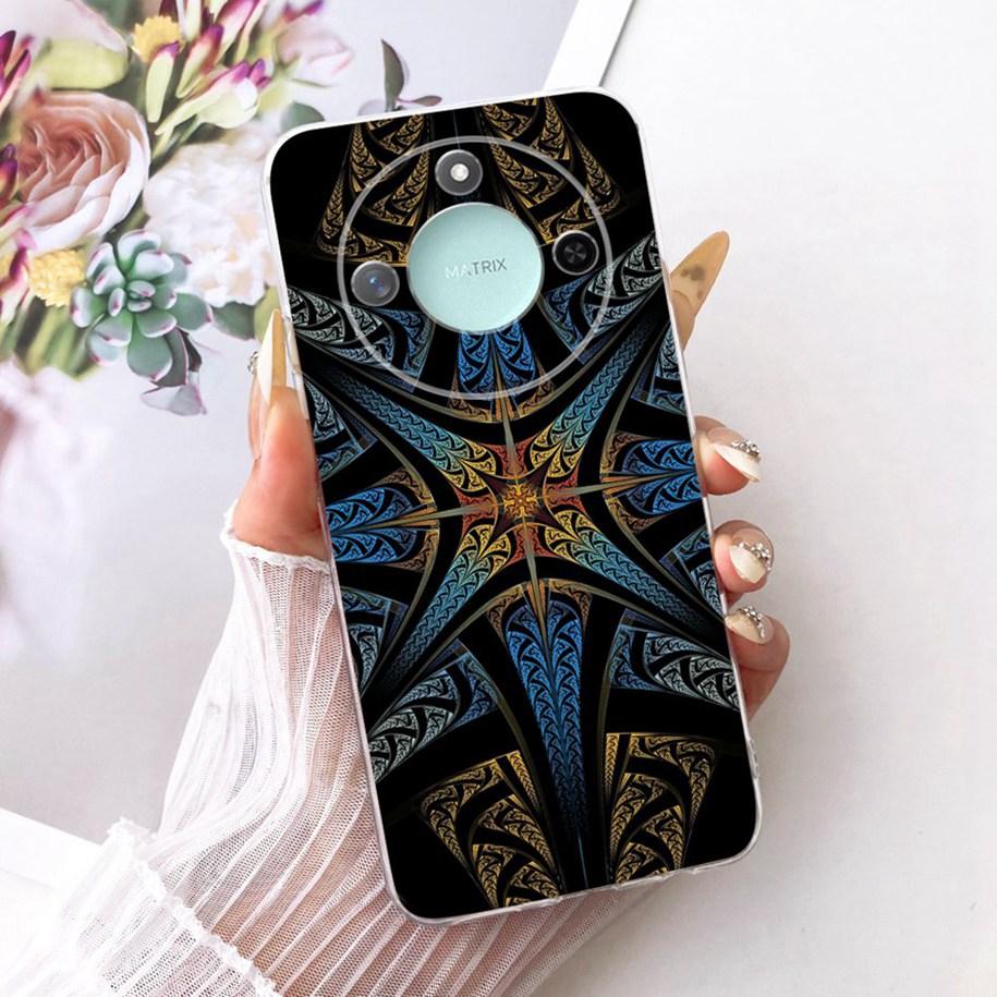 6.8" Case For Honor X9c Smart 5G Cover Cool Fashion Dragon Lion Wolf Cartoon Soft Silicone Phone Cases For HonorX9c Smart Bumper