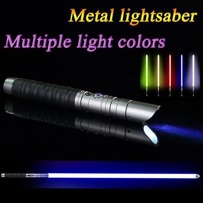 Metalinė rankena RGB šviesos kardas Light Saber žaislai Sword De Luz Kpop Lightstick Brinquedos Espada Lazerinis mūšio šviečiantis kardo žaislas