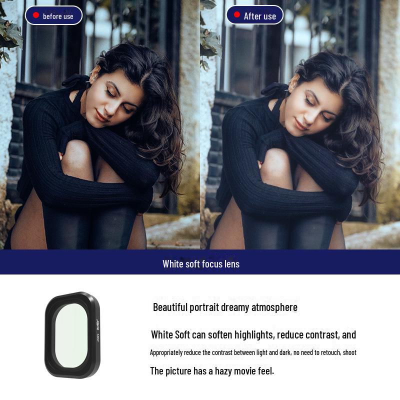 DJI Osmo Pocket 3 Filter: PL-Polarisations-, Weitwinkel- und Makroobjektive für Kameras der dritten Generation