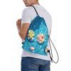 Custom S-Sponges Anime Bobes Drawstring Backpack Women Men Gym Sport Sackpack Foldable Cartoon Training Bag Sack
