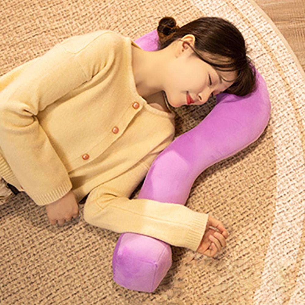 Soft Office Nap Pillow Skin-friendly Neck Support Funny Question Mark Cervical Pillow  Bedding