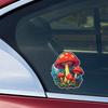 DS50#14x12cm Fantasy Mushroom Vinyl Stickers  Waterpr Decal Car External Accessories