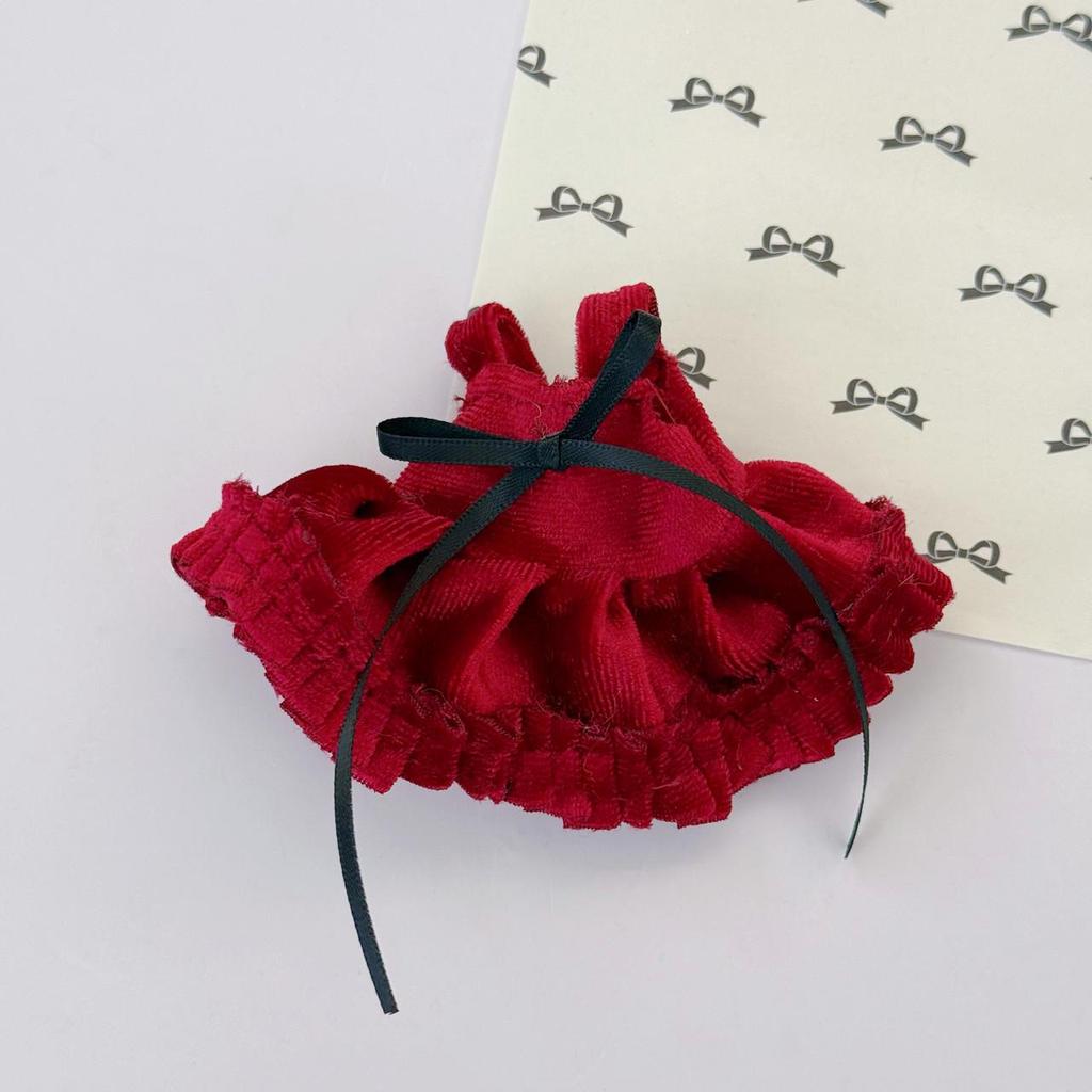 KT Fashion Long-Leg Doll Clothes: Plaid Cape & Retro Button British Style Set