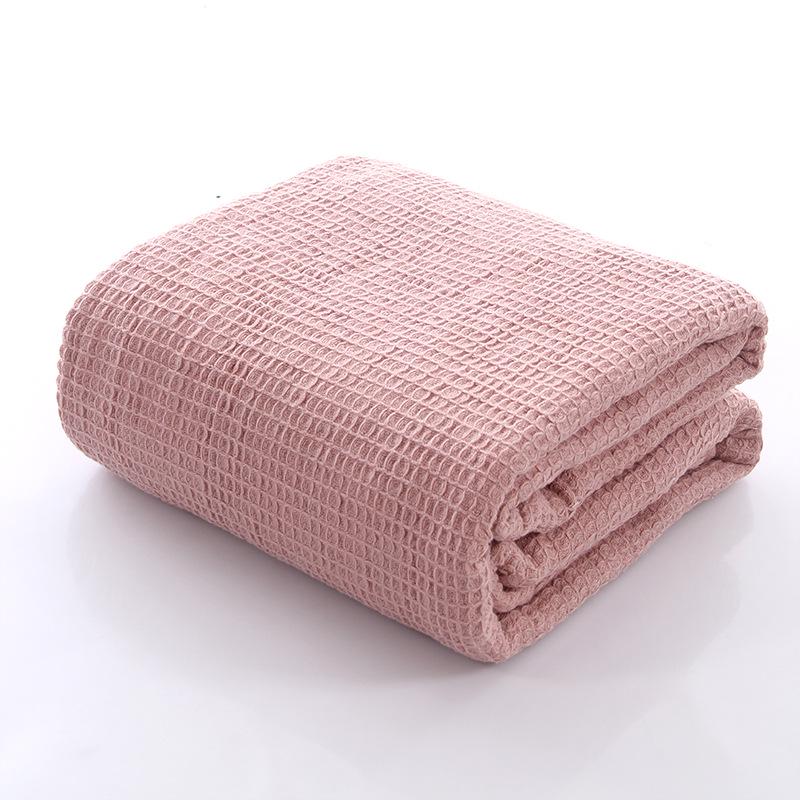 

Tuqiang All-Cotton Waffle Blanket - Comfortable, Breathable Honeycomb Nap Blanket 150x200 cm