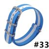 18MM 20MM 22MM Nylon Watch Band Sport Casual Straps Replacement With Stainless Steel Buckle For Men Women's Watch Accessories
