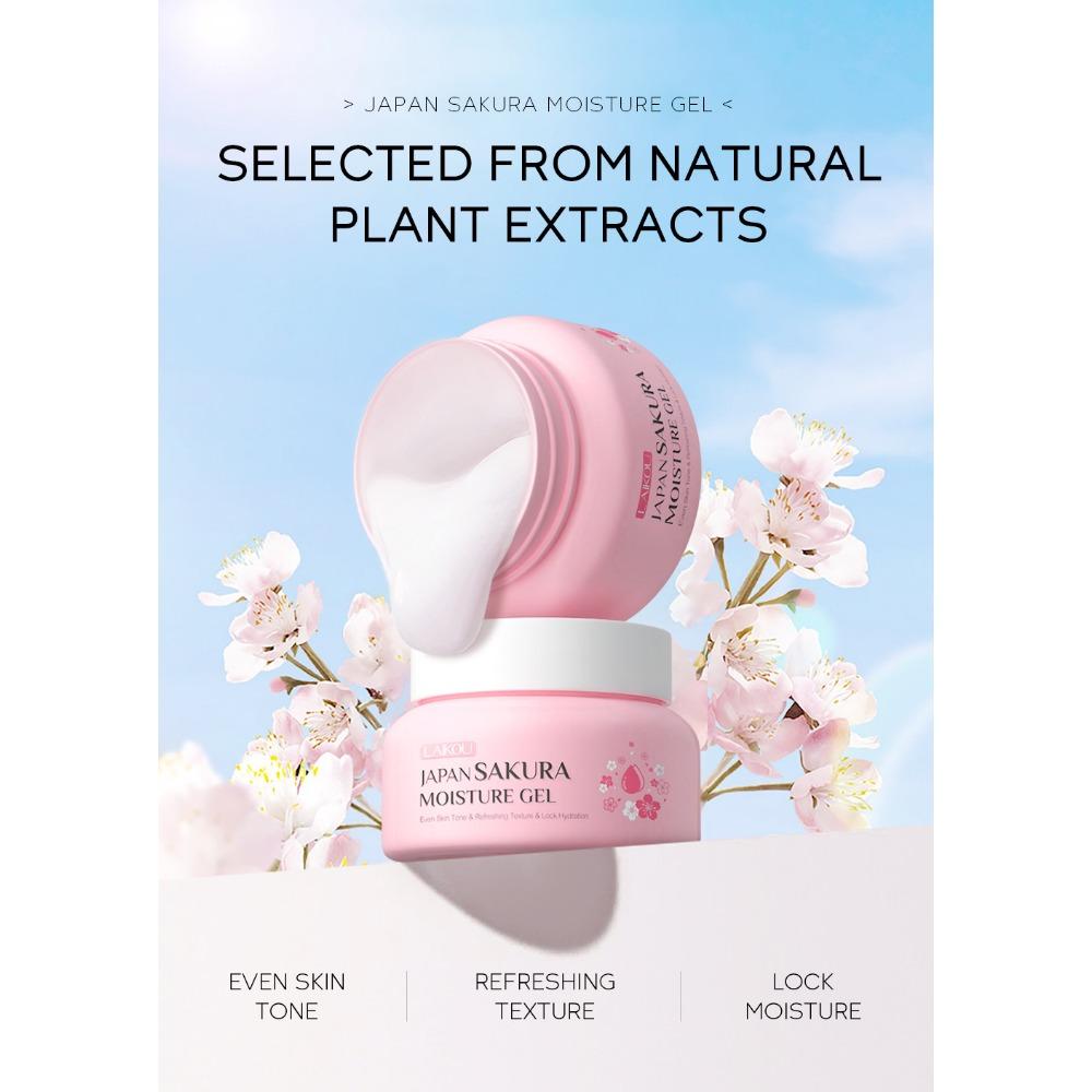 LAIKOU Cherry Blossom Hydrating Gel Cream Deeply Nourishes Skin, Repairs Dry and Rough, and Creates Hydrating and Elastic Muscles
