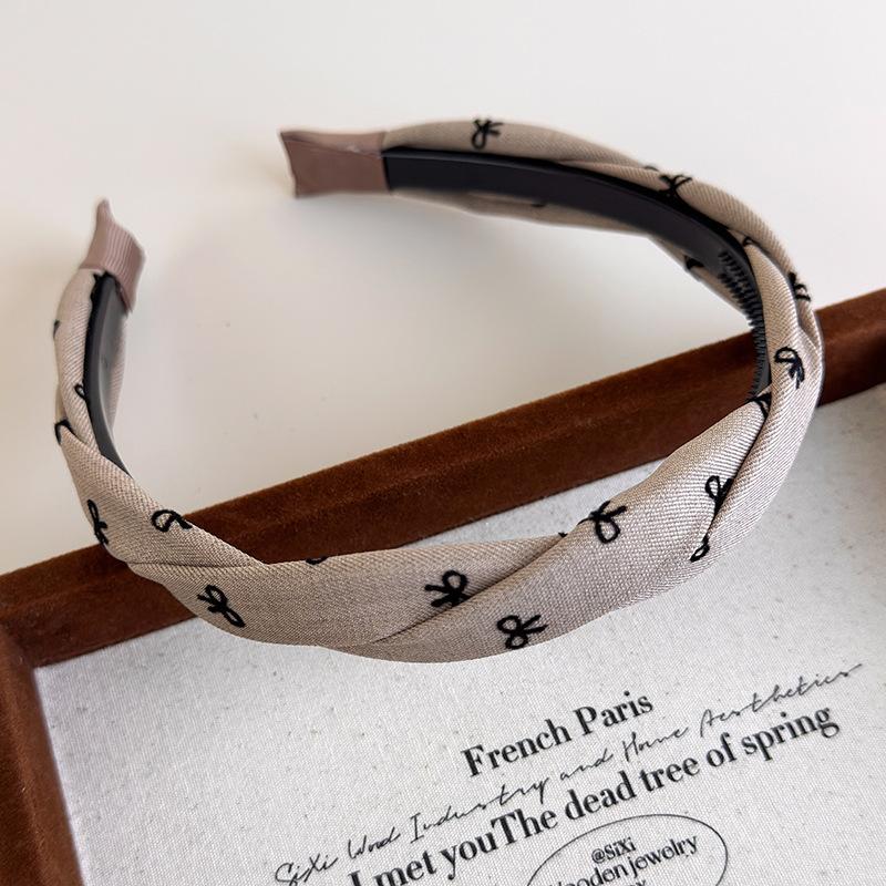 Solid Fabric Wrap Headband for Women Girls Sweet Elegant Headband Simple Hair Hoop Head Band Hair Ornament Fashion Accessories