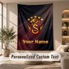Tapestry Custom Name Text, Wall Hanging Tapestry Home Room DecorGalatasaray FC
