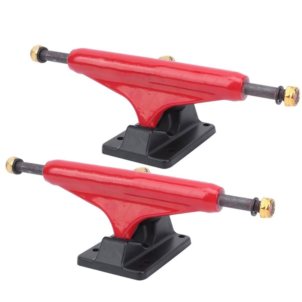2PCS Set Professional Maple Skateboard Bracket Longboard Stand Outdoor Sports AccessoryRed