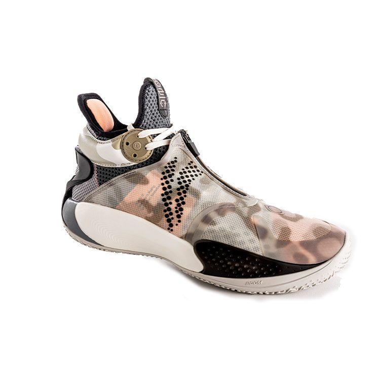 Li Ning SONIC 9 Boom Textile, Synthetic Leather, TPU Cushioning Slip Resistant Abrasion Resistant Coverage Support ABAR045-3