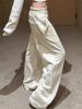 Women's Retro Korean Style Wide-Leg Sweatpants for Spring/Autumn