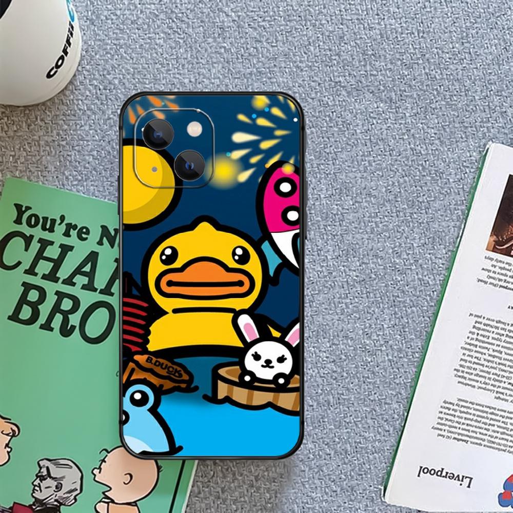 B Duck drăguț galben de modă husă pentru telefon Coque pentru Iphone Xiaomi Mi Samsung Galaxy Redmi Note AS 11 12 13 14 15 22 23 24 5G Pro Plus Max Fe Ultra
