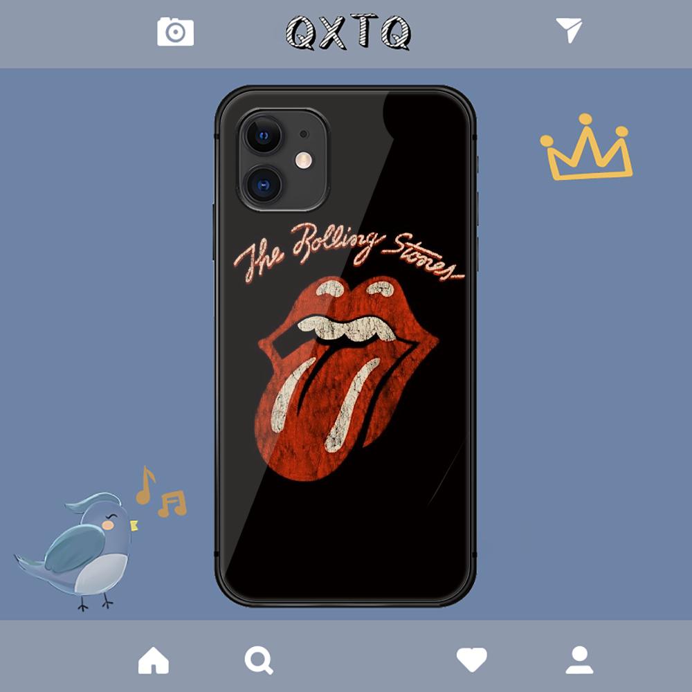 Capa de Banda de Hard Rock Rolling Stones Para iPhone Samsung Galaxy Redmi Note S 17 16 15 14 13 20 24 25 54 Pro Max Ultra Fe Capa de Vidro Temperado