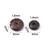 Approx 320pcs Natural Wooden Beads Coconut Shell Wood Beads Loose Spacer Abacus Bead For DIY Bracelet Necklace Accessories 6/8mm