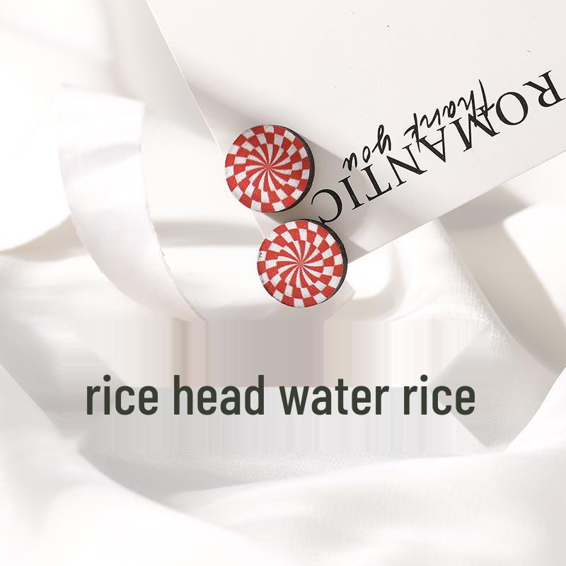 Cute Cartoon Christmas Earrings Set - 6 Pieces, Women's High-End Festive Jewelry