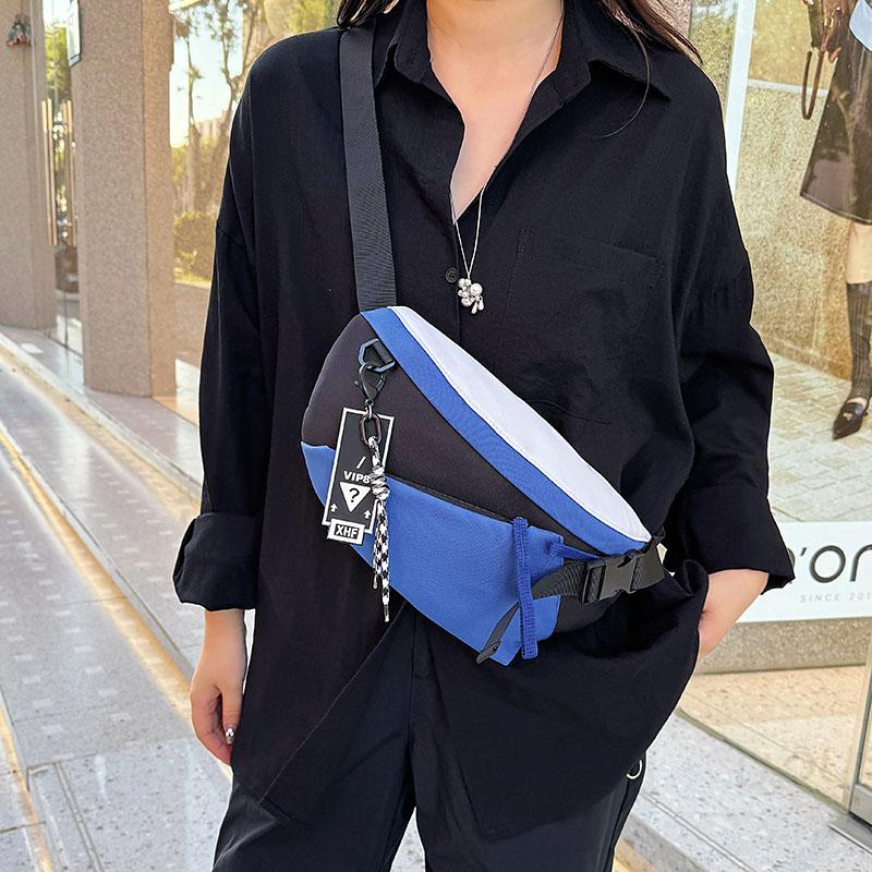 New Nylon Waist Bag Pack Purse Casual Large Phone Belt Chest Bag Pouch Women'S Travel Phone Bag Unisex Fanny Banana Bag