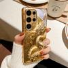 The Eastern Dragon Electroplated Golden Phone Case For Samsung A22 A32 A42 A52 A72 A23 A33 A53 A73 A34 A35 A71 A36 Glass Cover