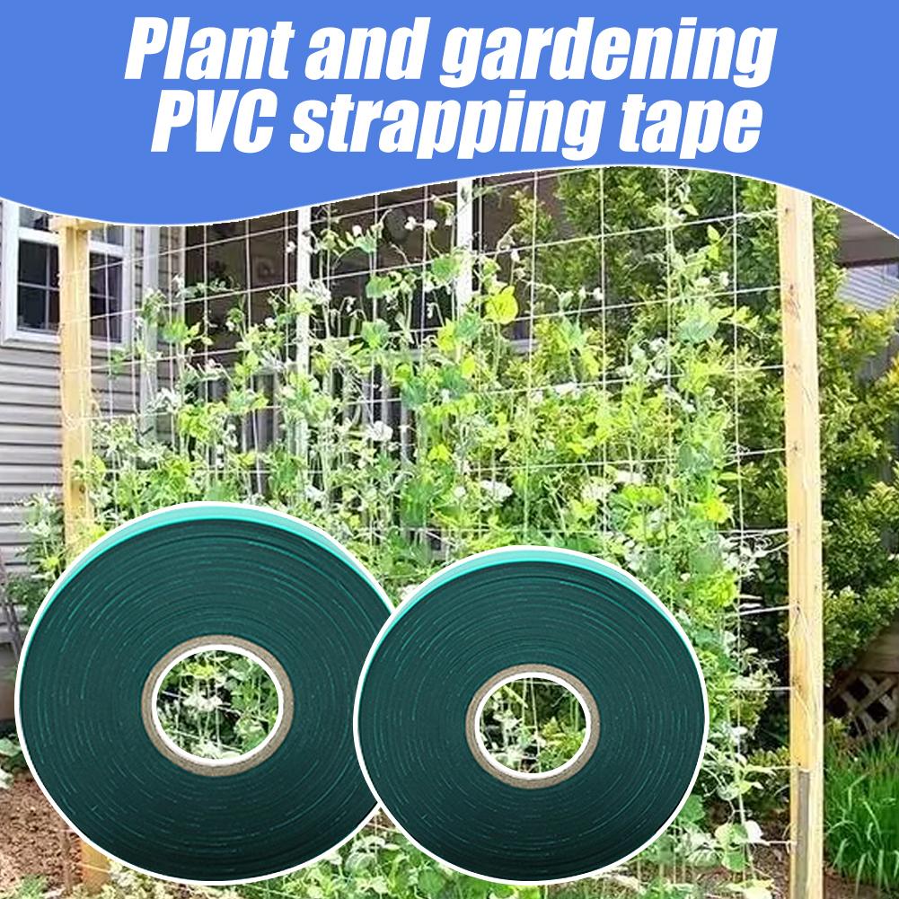 45m Garden Tape PVC Cable Tie For Plants Flowers Growing Climbing Reusable Plant Support Hook-and-loop Fastener