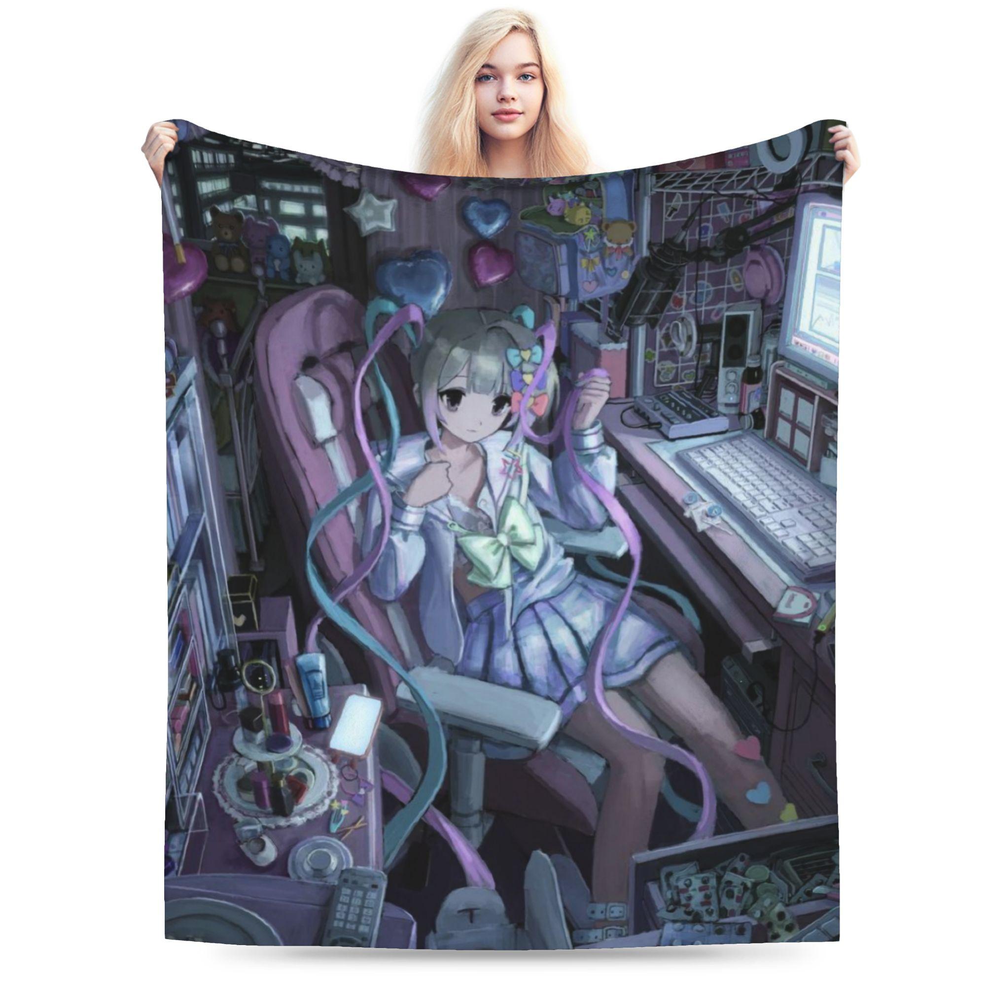 Needy Girl Streamer Overload Accessories Blanket Soft Fleece Throw Blanket Comfortable Quilt 130x150cm