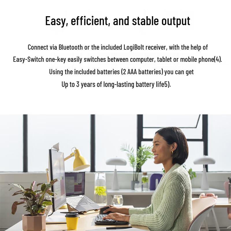 Logitech Wave Keys Ergonomic Wireless Keyboard