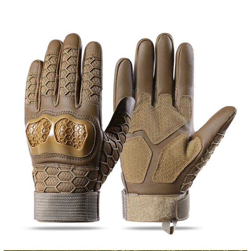 Tactical Gloves Motorcycle Off Road Bike Riding Hard Shell Anti Fall Anti Slip Cycling Outdoor Riding Half Finger Gloves