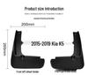 Mudguards for 2015-2019 Kia Optima K5 - Car Tire Mud Flaps for Modification