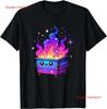Dumpster Fire Galaxy Kawaii Cute Cosmic Flames T Shirt  Vintage Washed Designer Clothes Unisex Top For Everyday Wear Casual