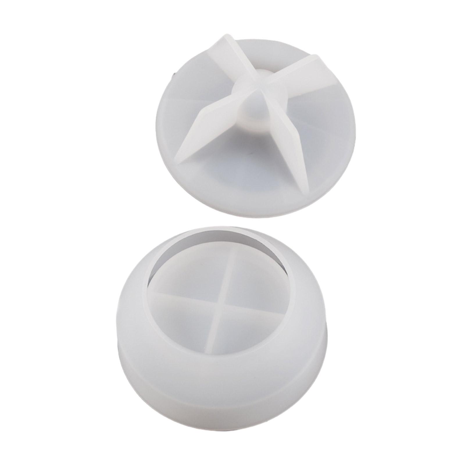 

Форма из эпоксидной смолы, формы для шкатулки для украшений, круглые формы для контейнера для хранения, силиконовый материал, подарок для любителя DIY-поделок L