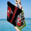 Tampa Bay Buccaneers Helmet Microfiber Beach Towel, Lightweight And Quick-Dry, for Summer Travel, Beach Essential, Swimming Pool