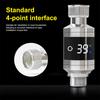 Wassertemperatur-Tester Monitor Multifunktional LED Digitalanzeige Duschwasserthermometer Badezimmer ABS 5-85 Hohe Präzision