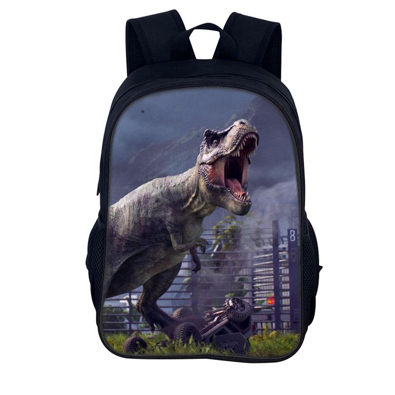 Jurassi Print C School Backpacks for boys Girls Park Resistant School Student College Bag Dinosaur  Printing Bookbags