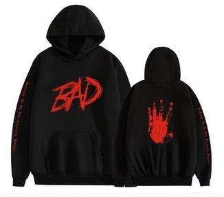 Trendy Rapper Fashion Fleece Hooded Long Sleeve Sweater Warm Jacket
