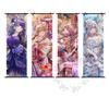 Impact Genshin Poster Anime Hot Games Wall Artwork Hutao Klee Vendi Canvas Painting Print Hanging Scroll Home Decoration Gift