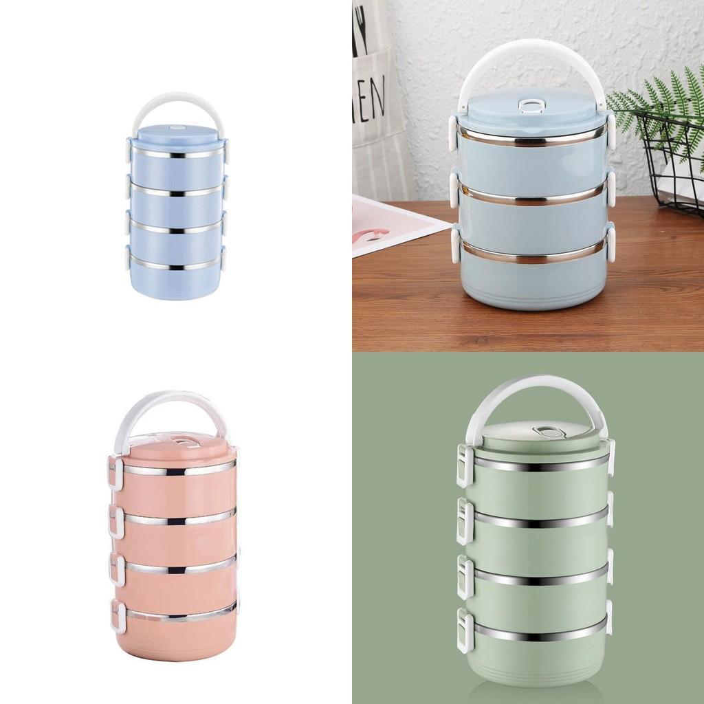 Stainless Steel Food Storage Box With Modular Layers For Daily Meal Organization