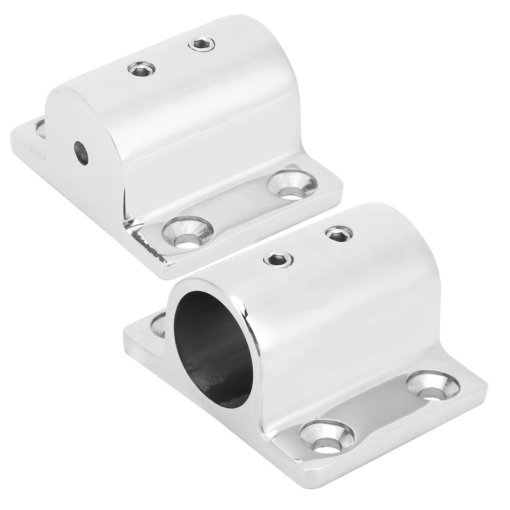 Marine Pipe Rectangular Base Stainless Steel Boat Tube Square Base Boat Hardware Accessory22MM