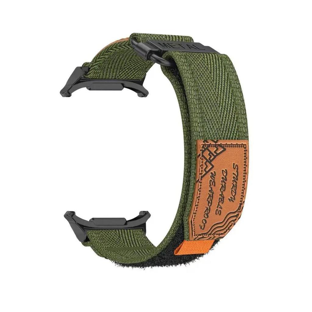 Galaxy Watch Ultra 47mm Cinturino Senza Spazi per Samsung Galaxy Watch Ultra 47mm Cinturino Nylon Loop Donna Uomo Fibbia Acciaio Inossidabile Cinturini